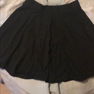 Black skater skirt